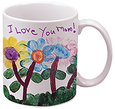 11oz White Ceramic Mug